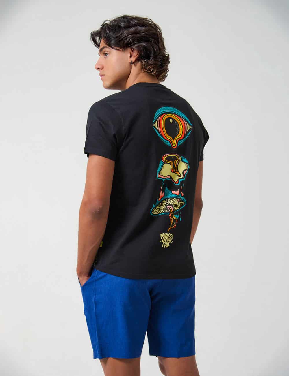 Camiseta Regular Fit Phase Trip negro Hombre - miniatura 12
