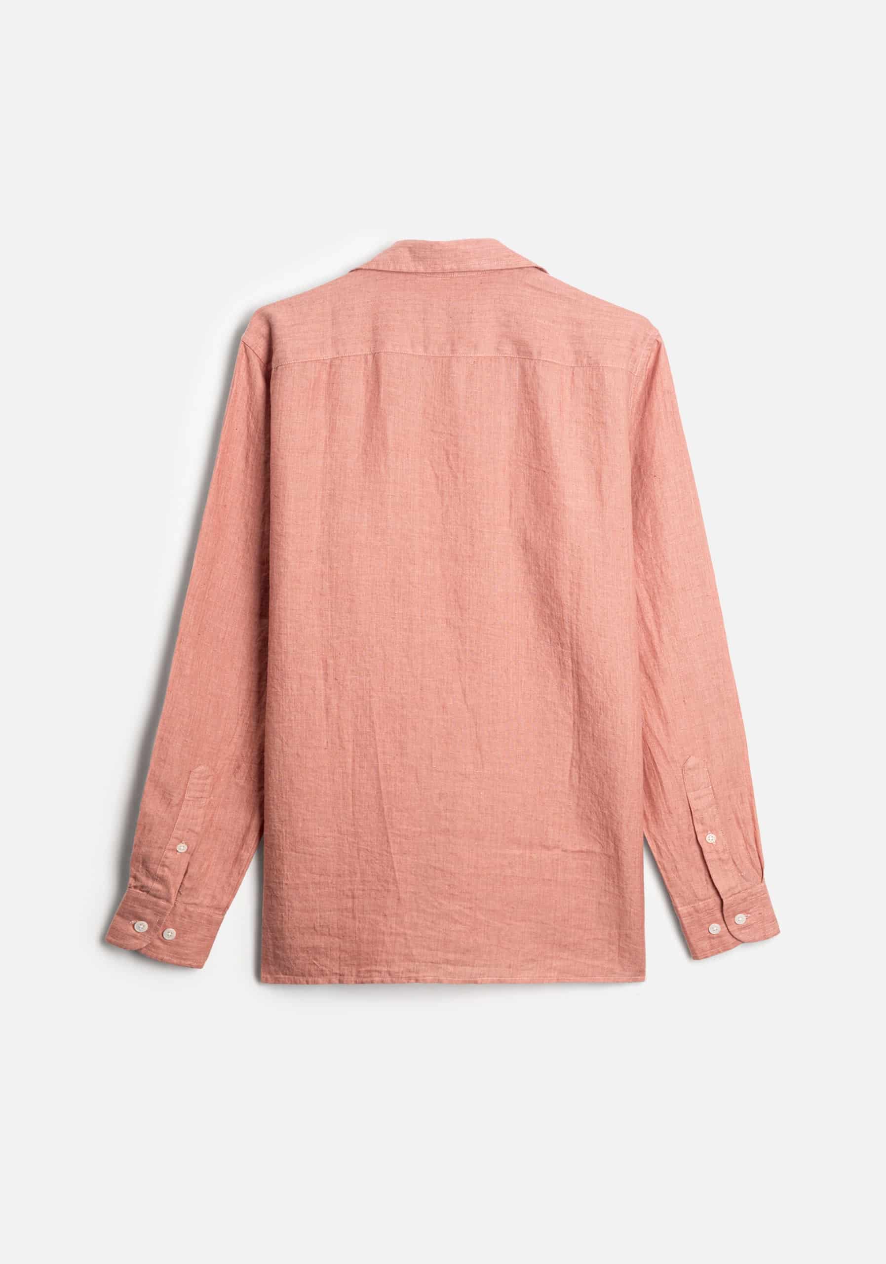 Camisa Lino Malawi Palo De Rosa - miniatura 4