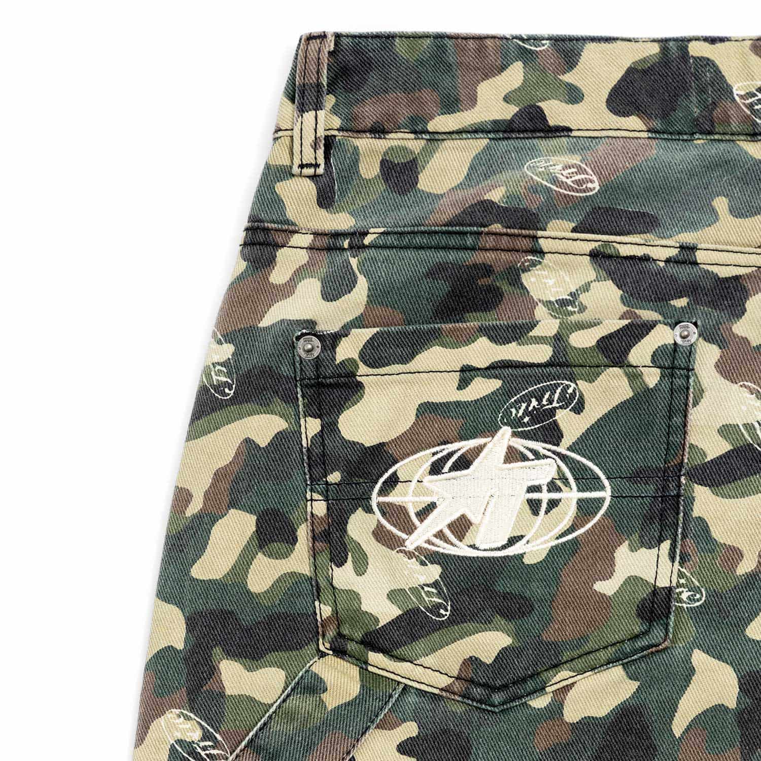 Racing Camo Carpenter Pants - Green - miniatura 4