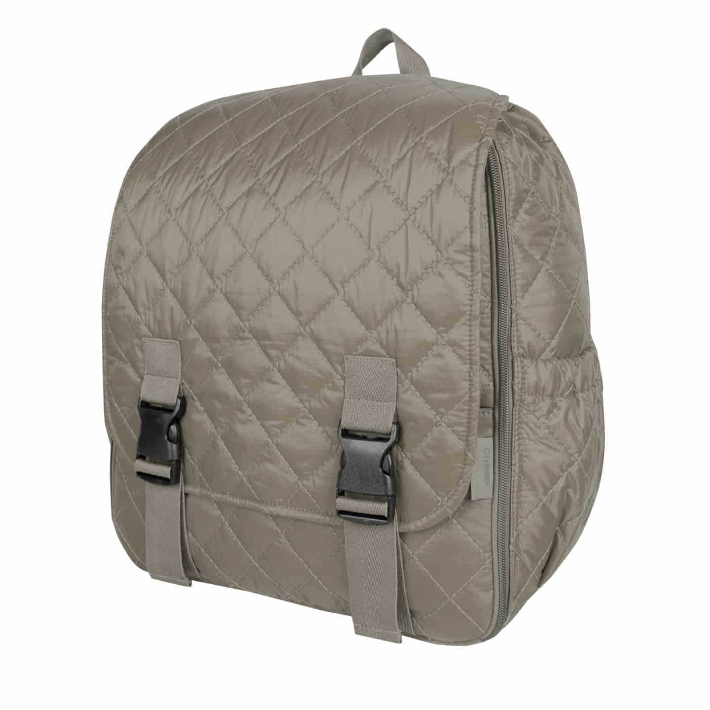 Morral Cabina Tapa Puffer Beige - miniatura 1