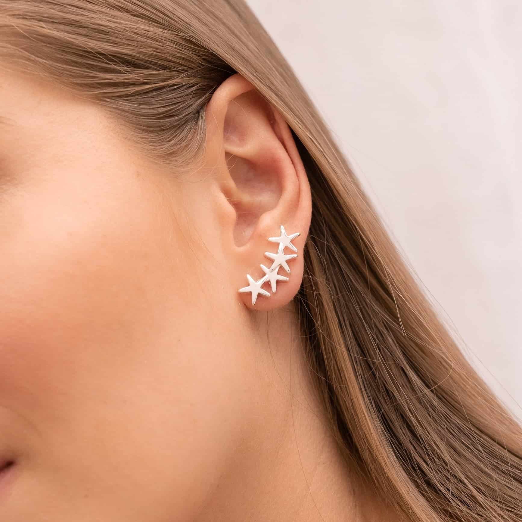 Aretes Multi Estrellas - miniatura 2