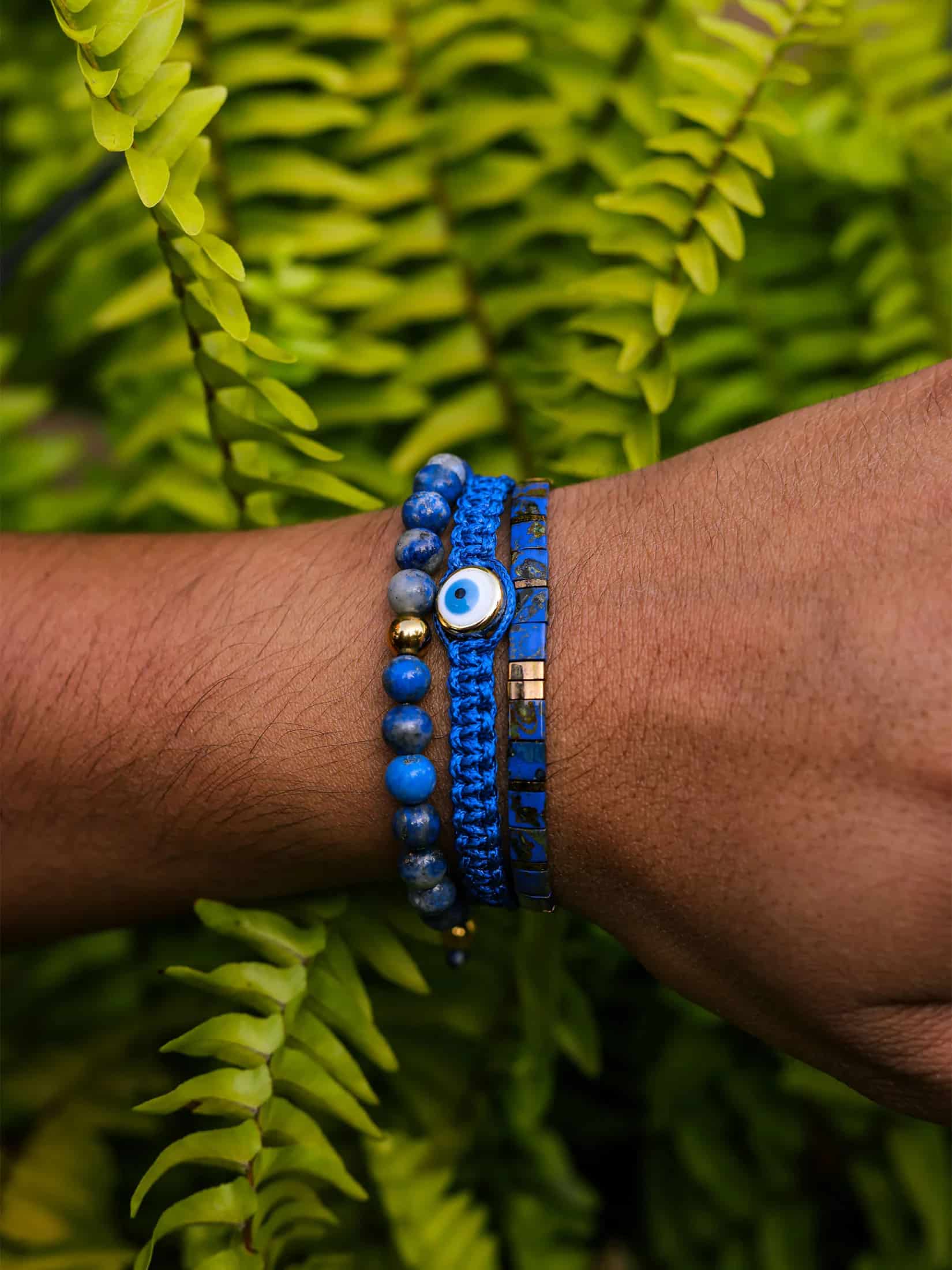 Brazalete Lapislazuli 6mm - miniatura 5