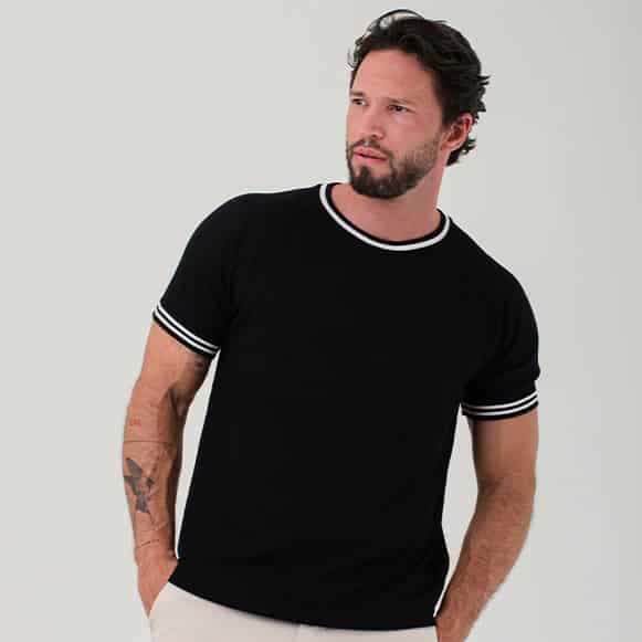 T-SHIRT MODA TEJIDO HOMBRE - miniatura 6