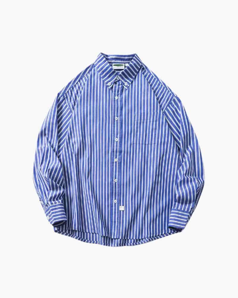 Oversized Striped Shirt - miniatura 3