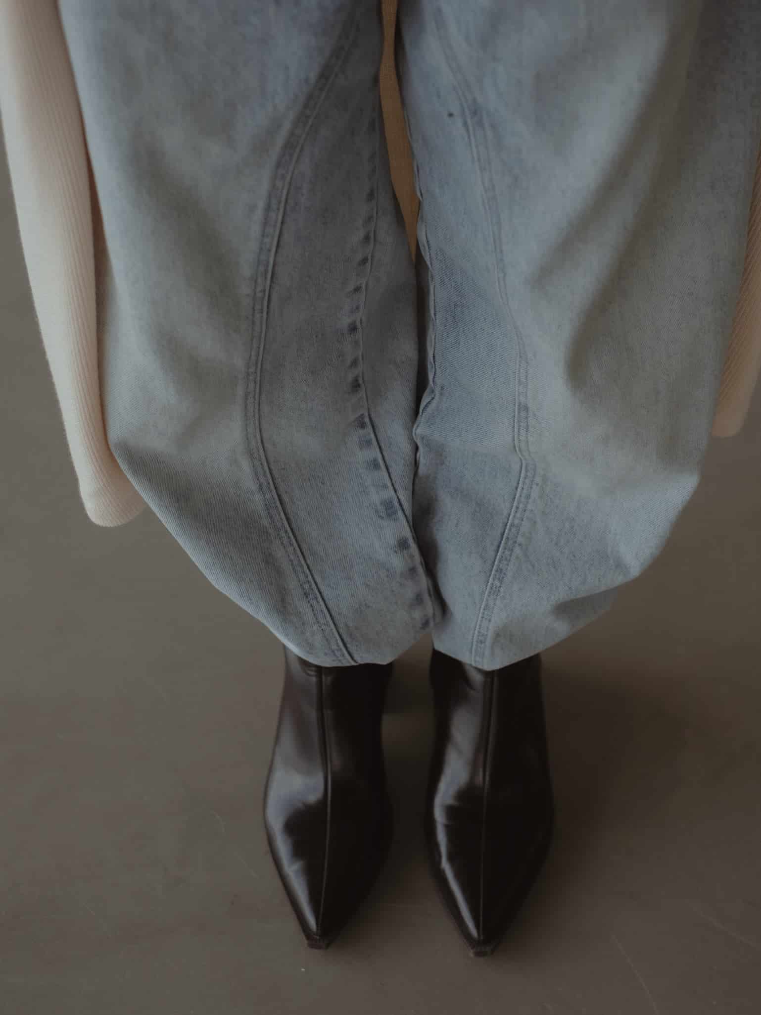LONG BARREL JEAN - OLD LIGHT BLUE - miniatura 12