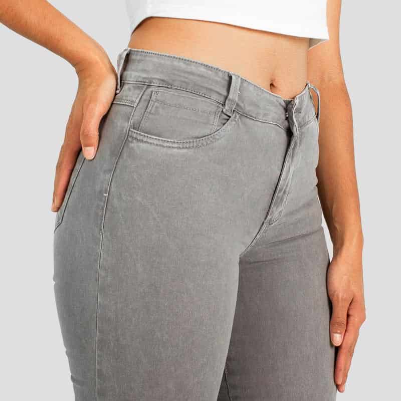 Pantalòn Drill Axspen Flare Ax-2651 gris - miniatura 4