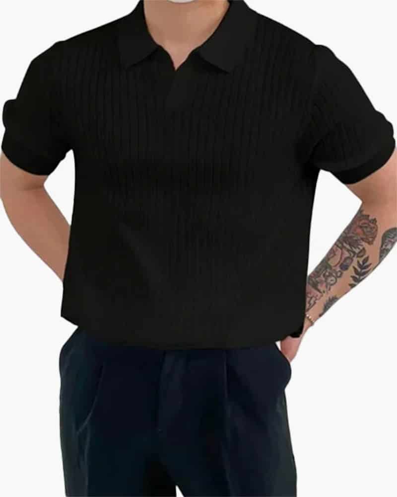 Florence - Ribbed Cotton Polo - miniatura 2