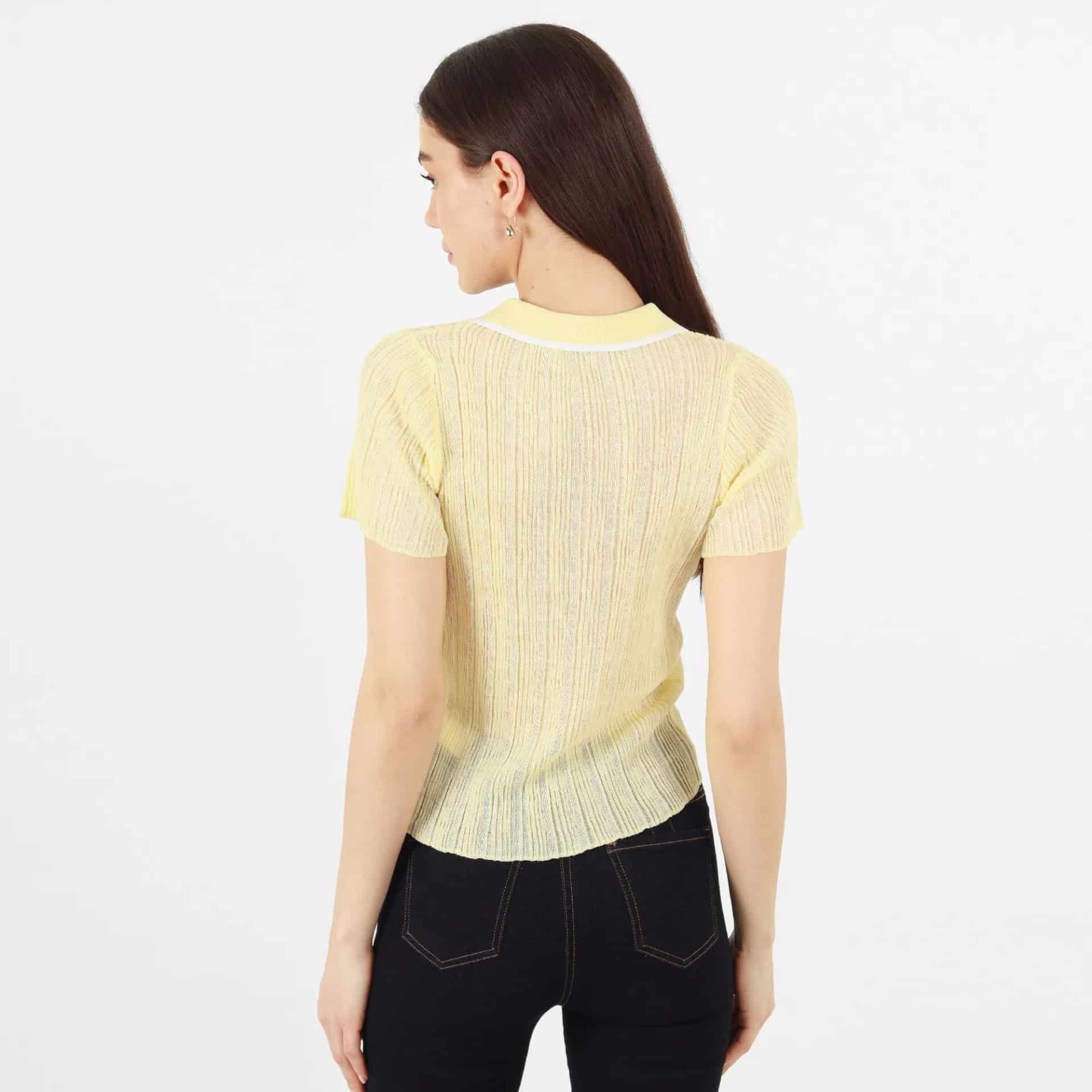 Sweater Cuello Sport Manga Corta - miniatura 7