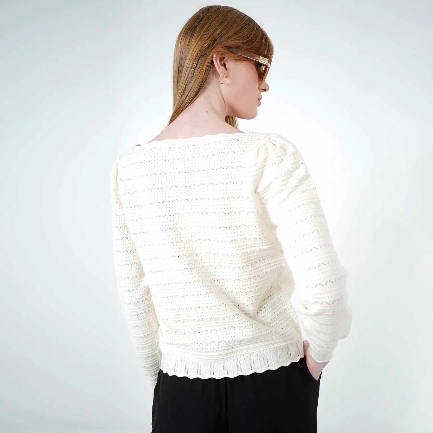 Sweater Cuello Camisero Manga Larga - miniatura 2