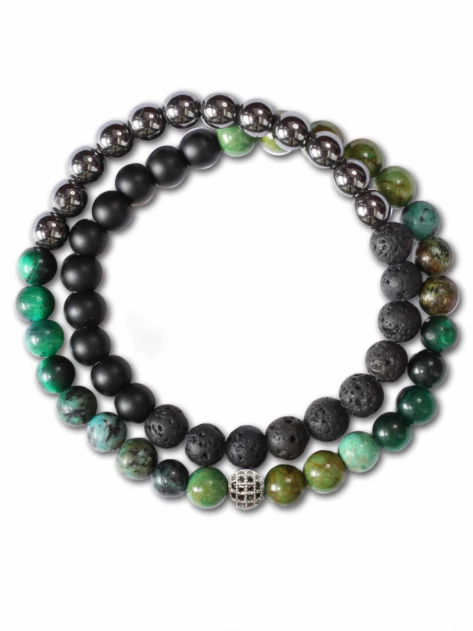 Brazalete Jungla Doble 6mm - miniatura 1