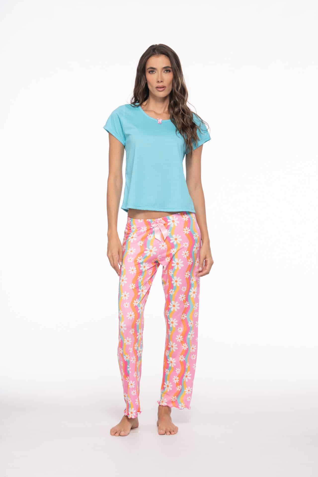 Conjunto pantalón y camiseta margaritas - miniatura 2