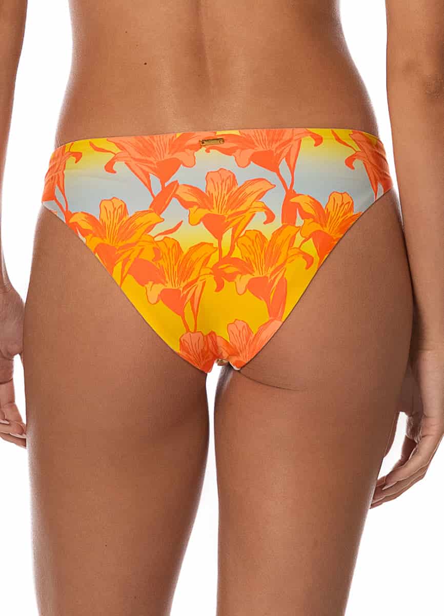 Maaji Golden Lily Sublimity Regular Rise Classic Bikini Bottom - miniatura 3