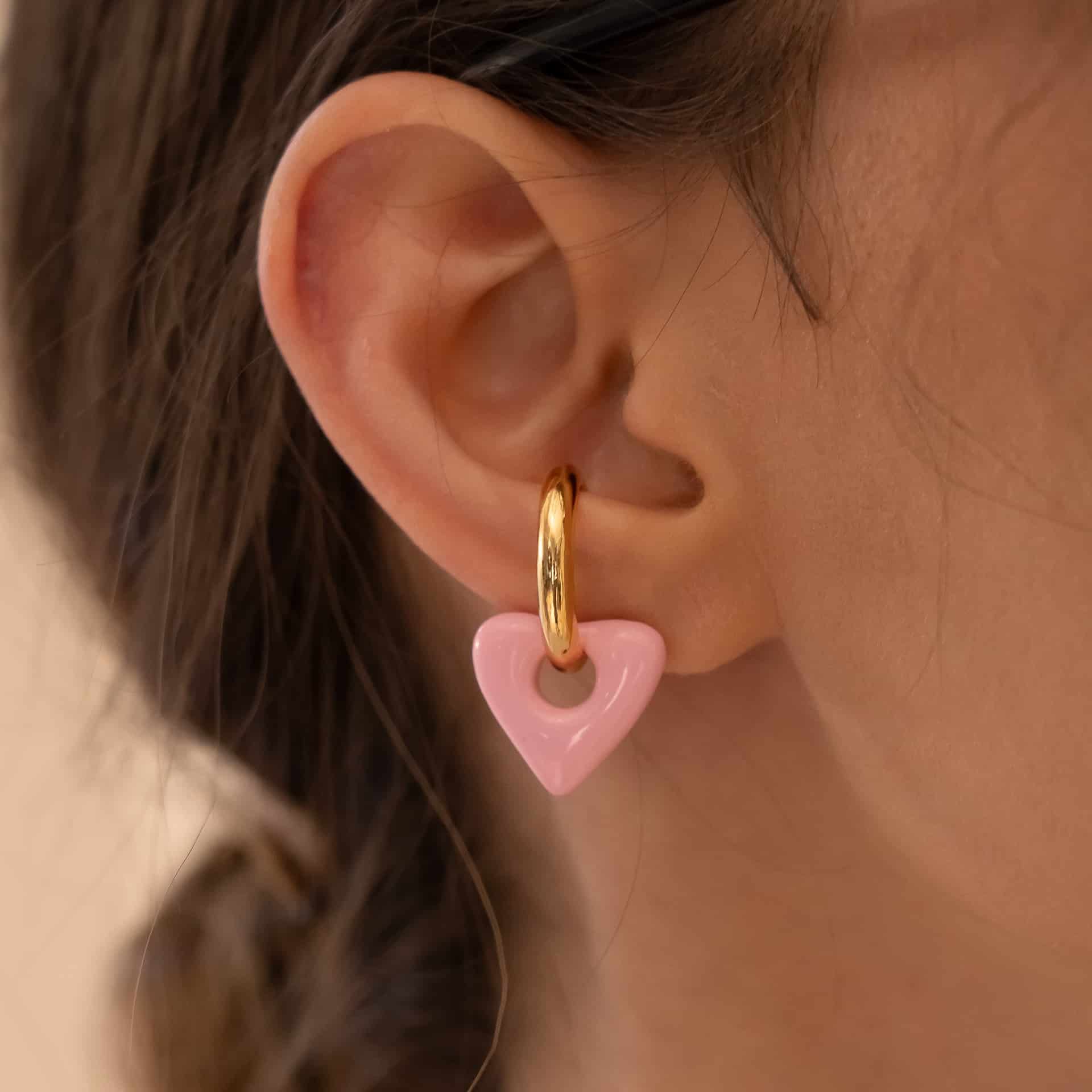 Earcuff 2 En 1 Maxi Corazón - miniatura 2