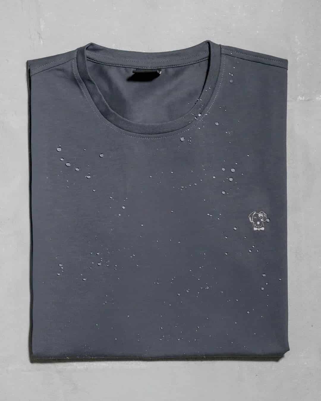 Camiseta Antimanchas Gris Oscuro - Talla Regular - miniatura 2