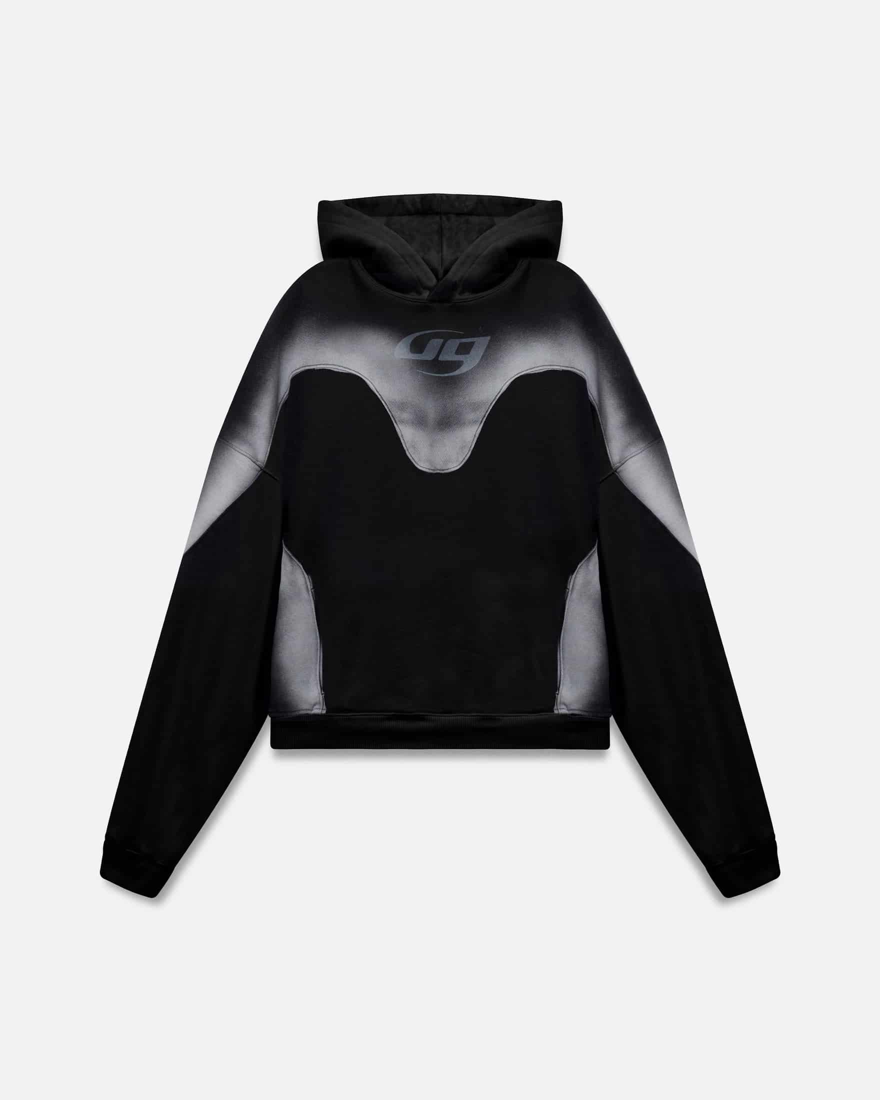 W Act 1 UG Boxy Fit Hoodie Sandblast Black - miniatura 1