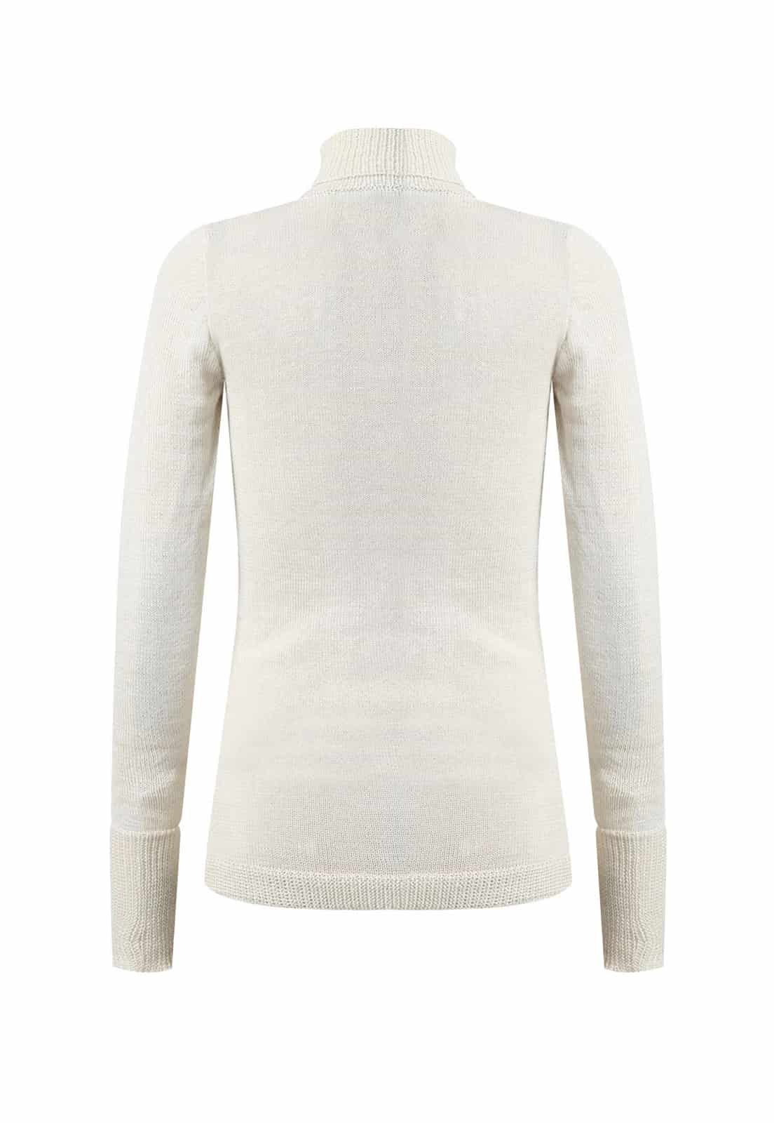 BABY ALPACA SILK KNITTED TURTLENECK SWEATER - miniatura 17