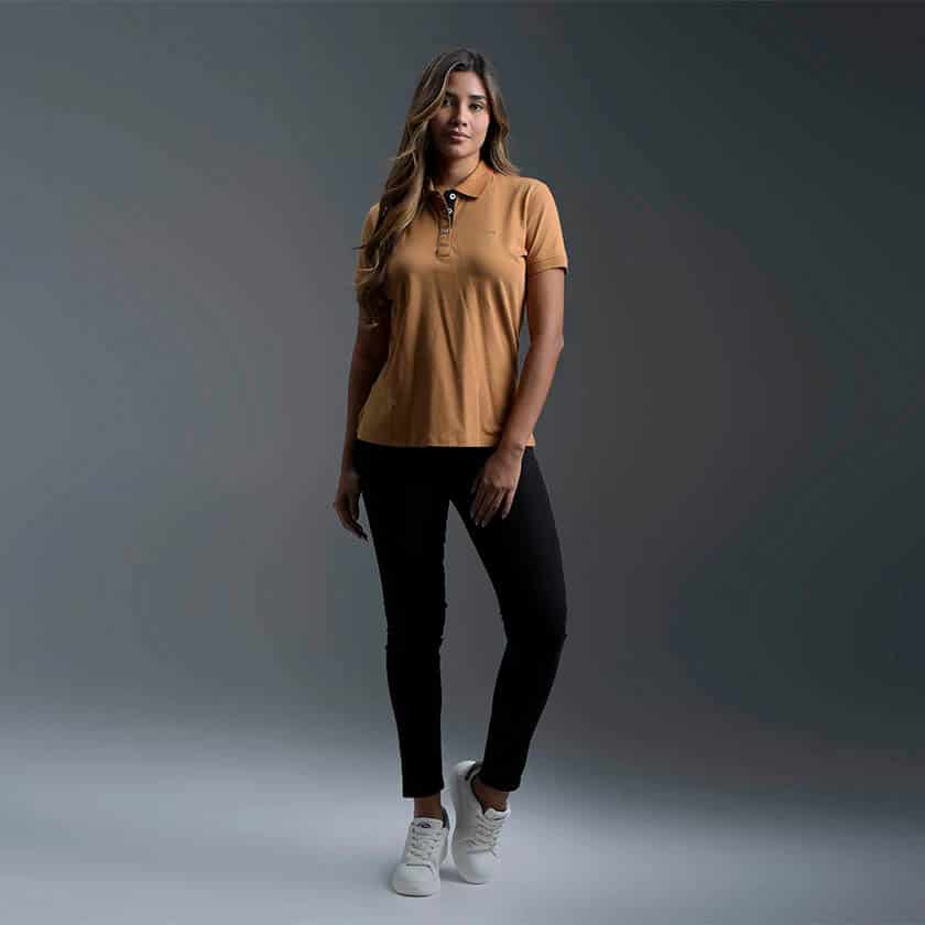 Polo Caqui Mujer - miniatura 2