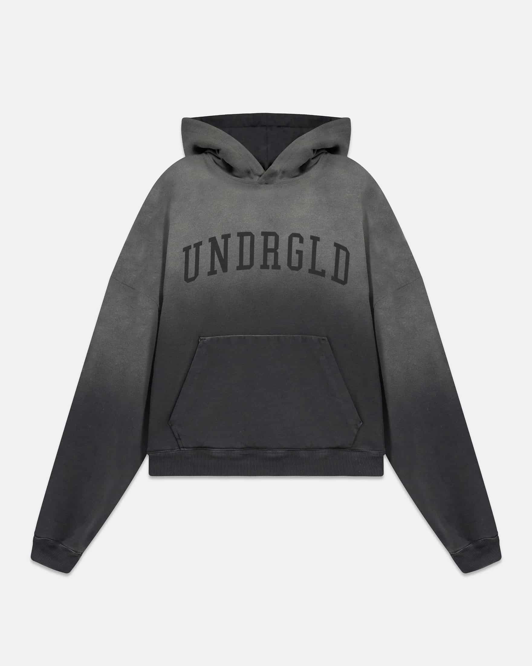 Line Varsity UNDRGLD Boxy Fit Hoodie Faded Black - miniatura 1