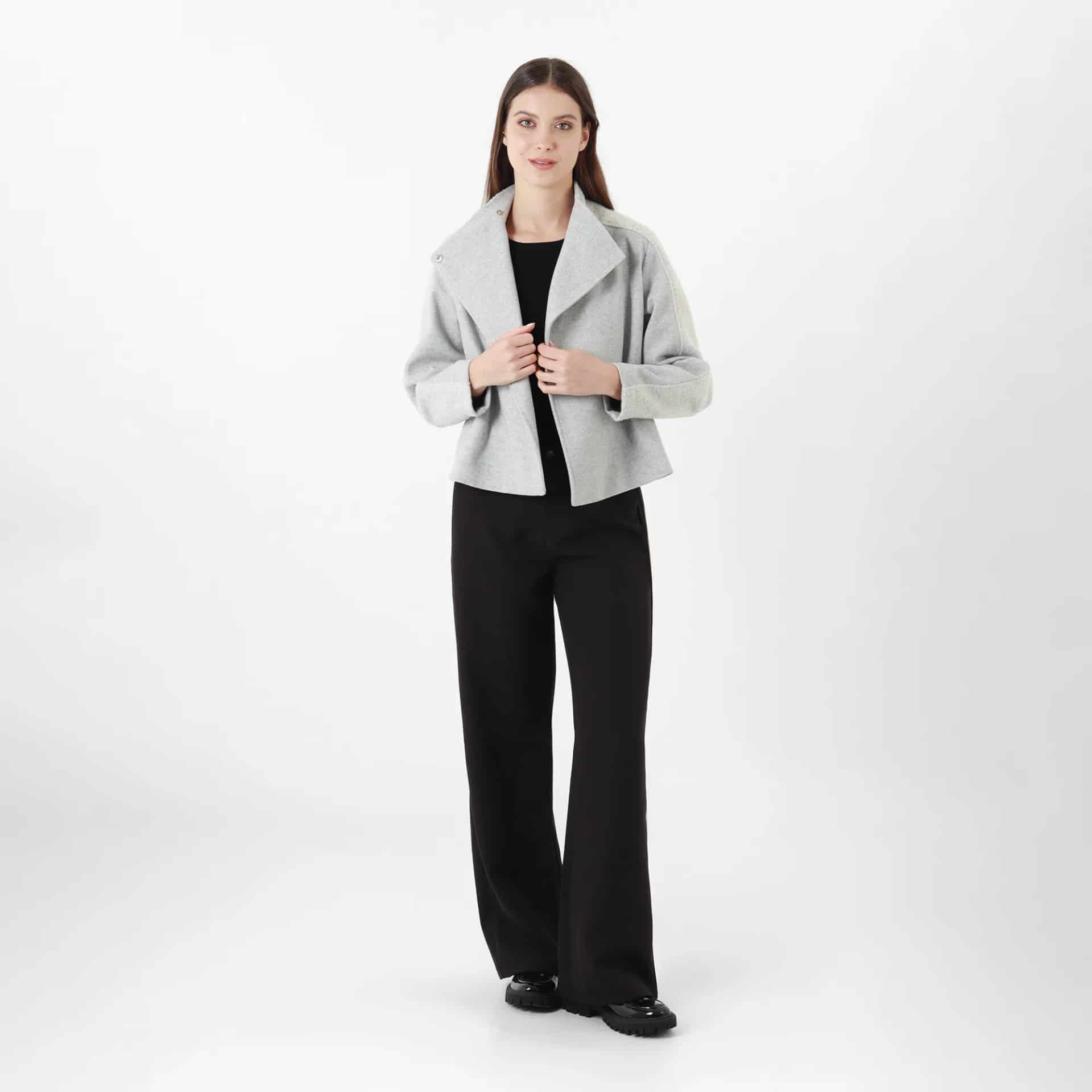 Chaqueta Cuello Alto Manga Larga - miniatura 3