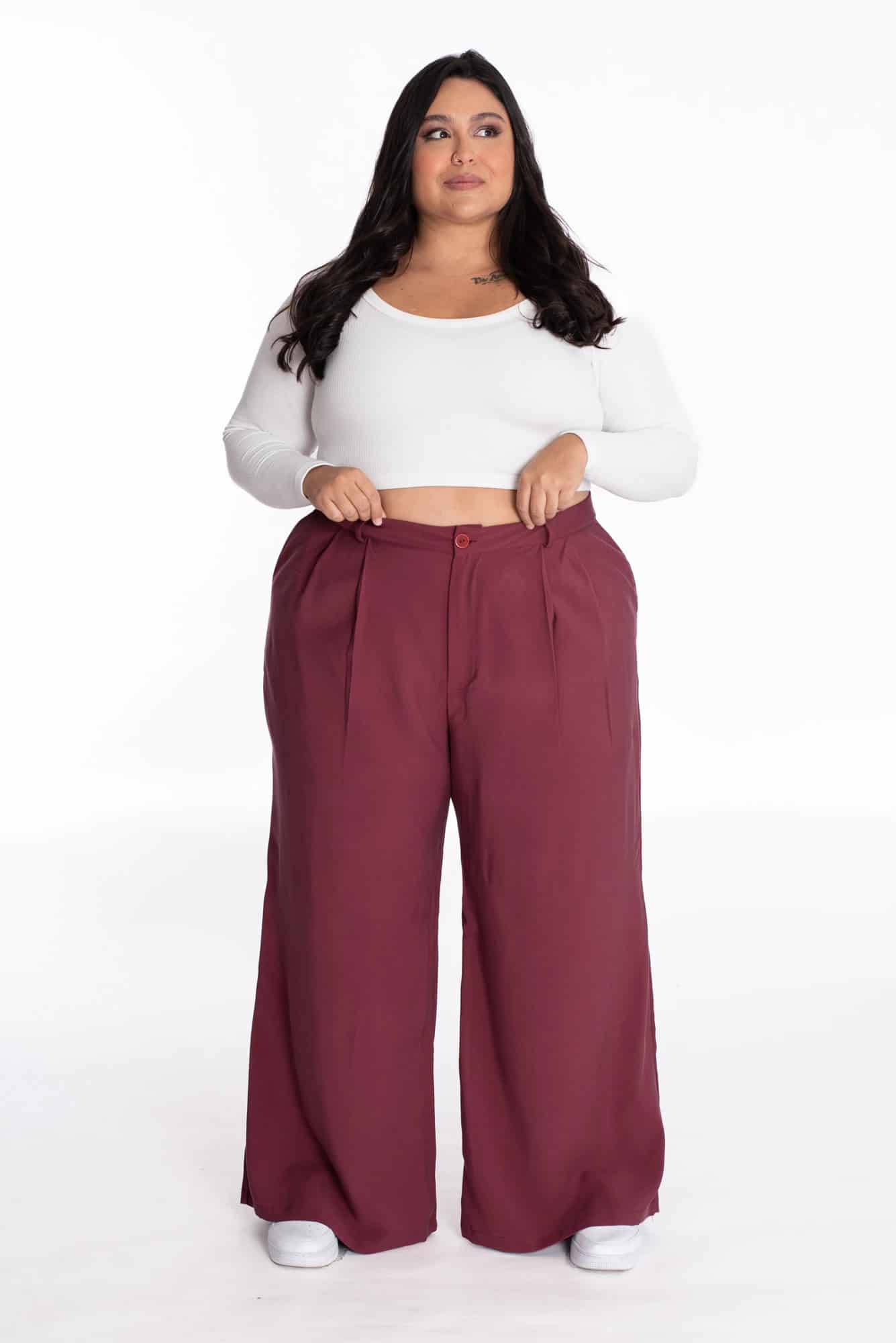 Pantalón Larisa Vino Tinto - miniatura 10
