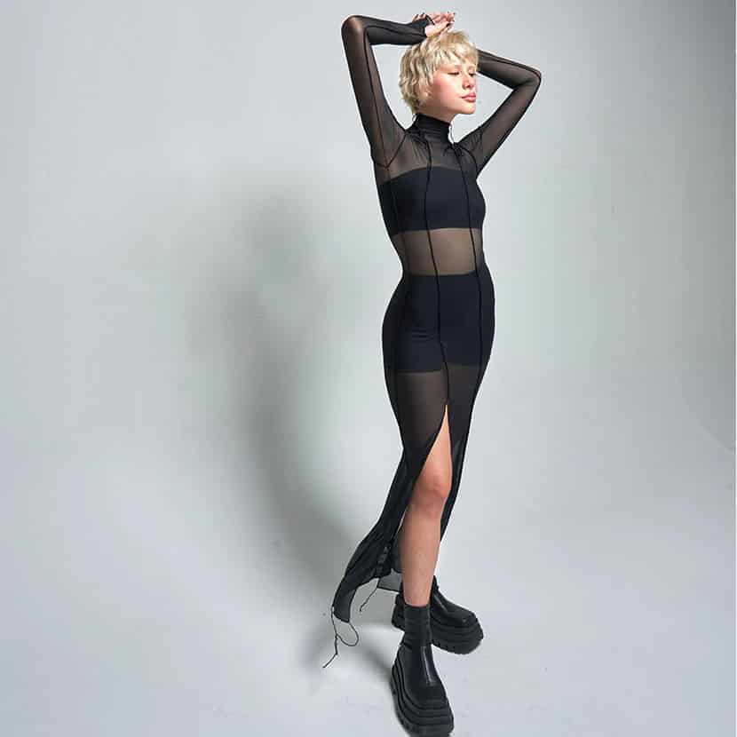 MARGOT MESH DRESS - miniatura 6