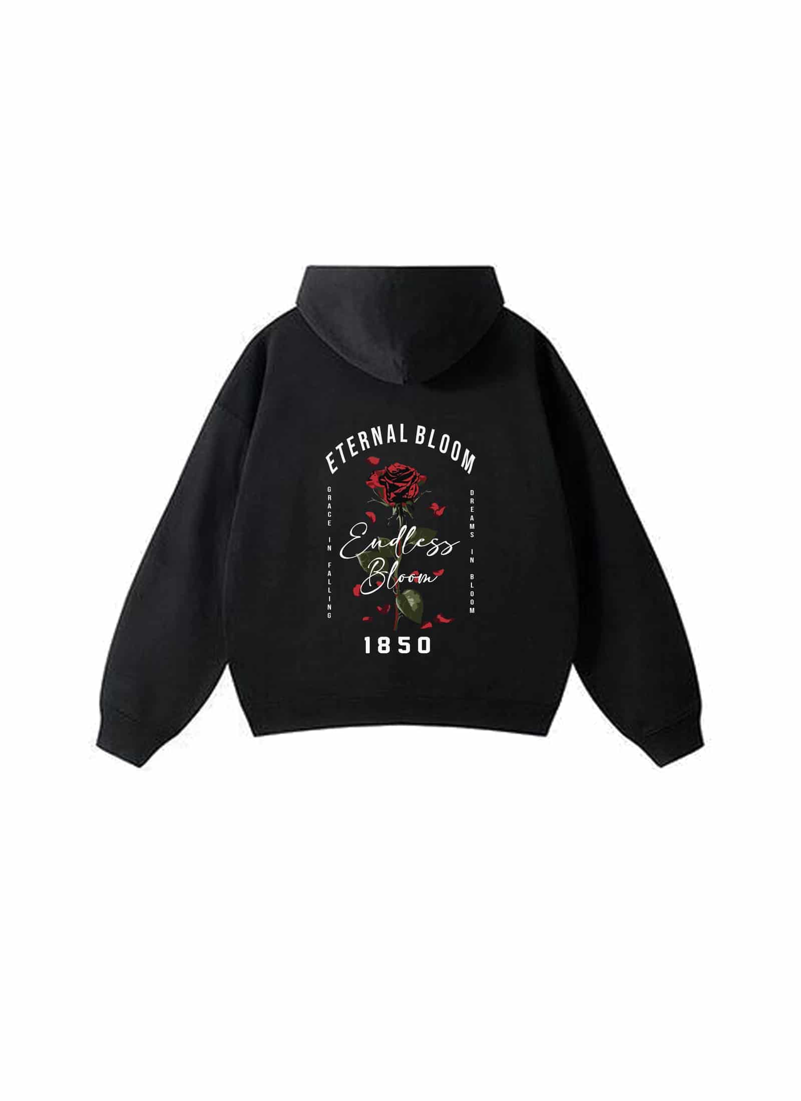 Eternal Bloom Hoodie Black - miniatura 1