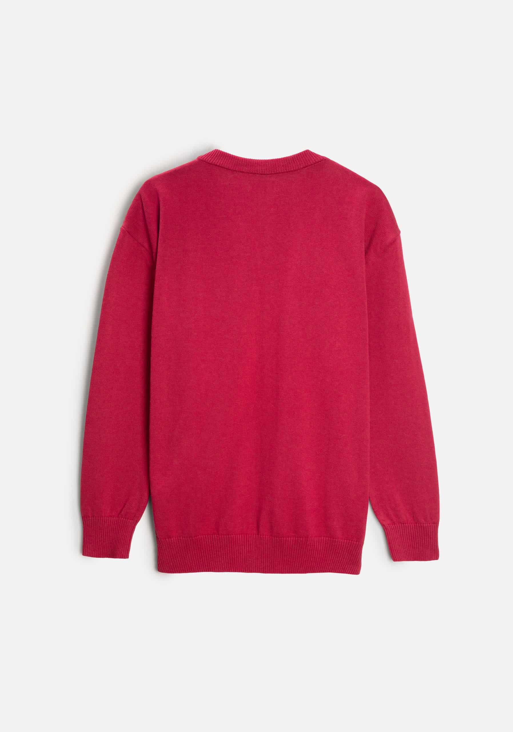 Saco H Newark Cuello V Rojo Cereza - miniatura 3