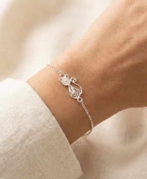 Pulsera Infinito en Plata ley 950 hilo Filigrana - miniatura 1