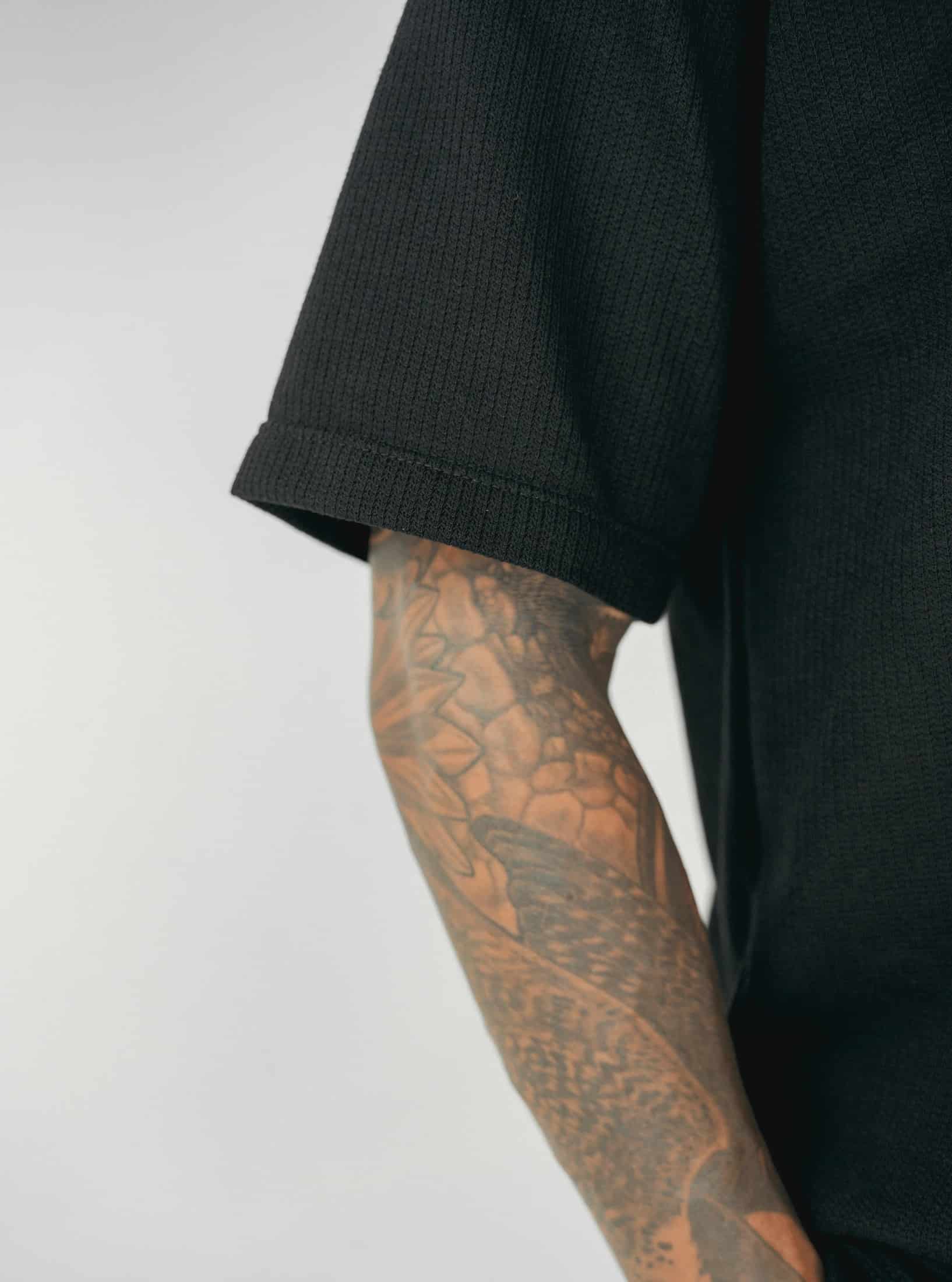Grid Tee Black - miniatura 2