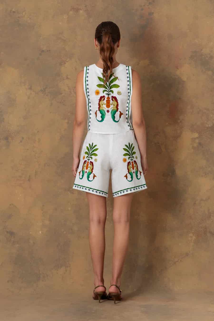 Women's bermuda amanzi white - miniatura 5