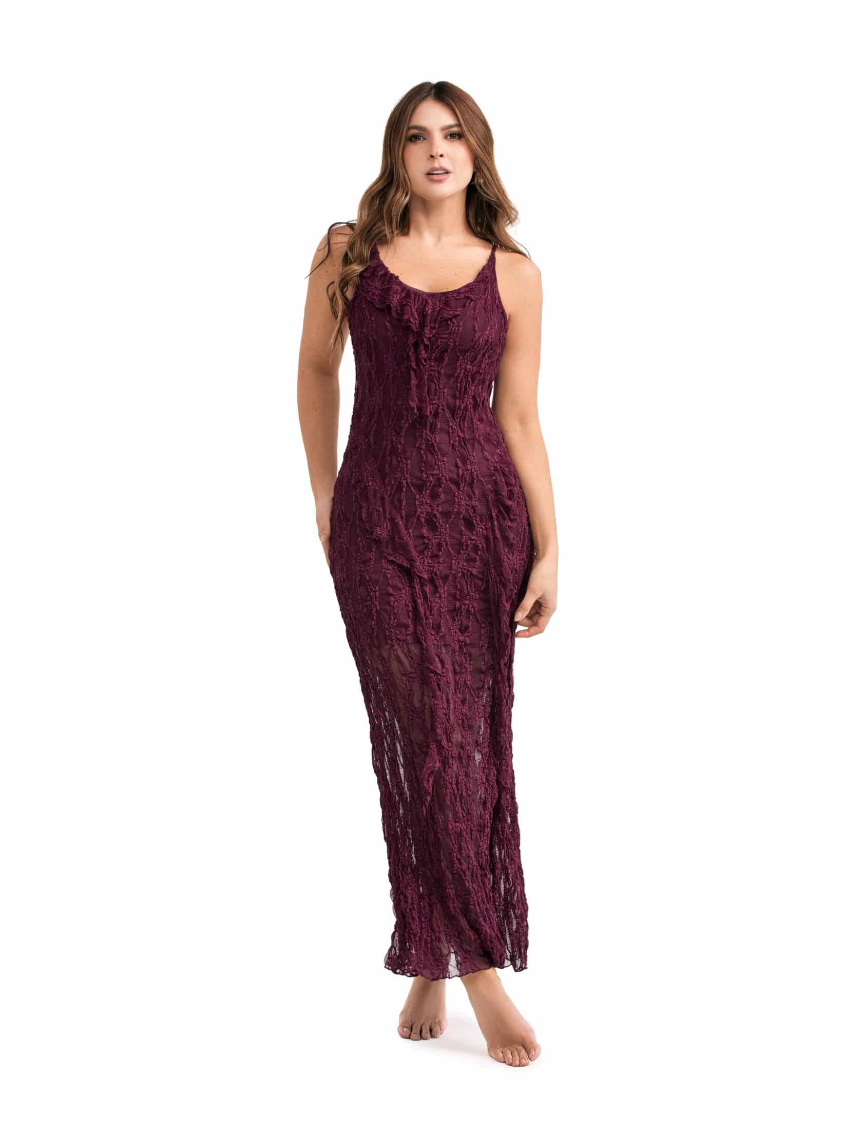 VESTIDO 47275 - SILUETA SEMI AJUSTADA - miniatura 4