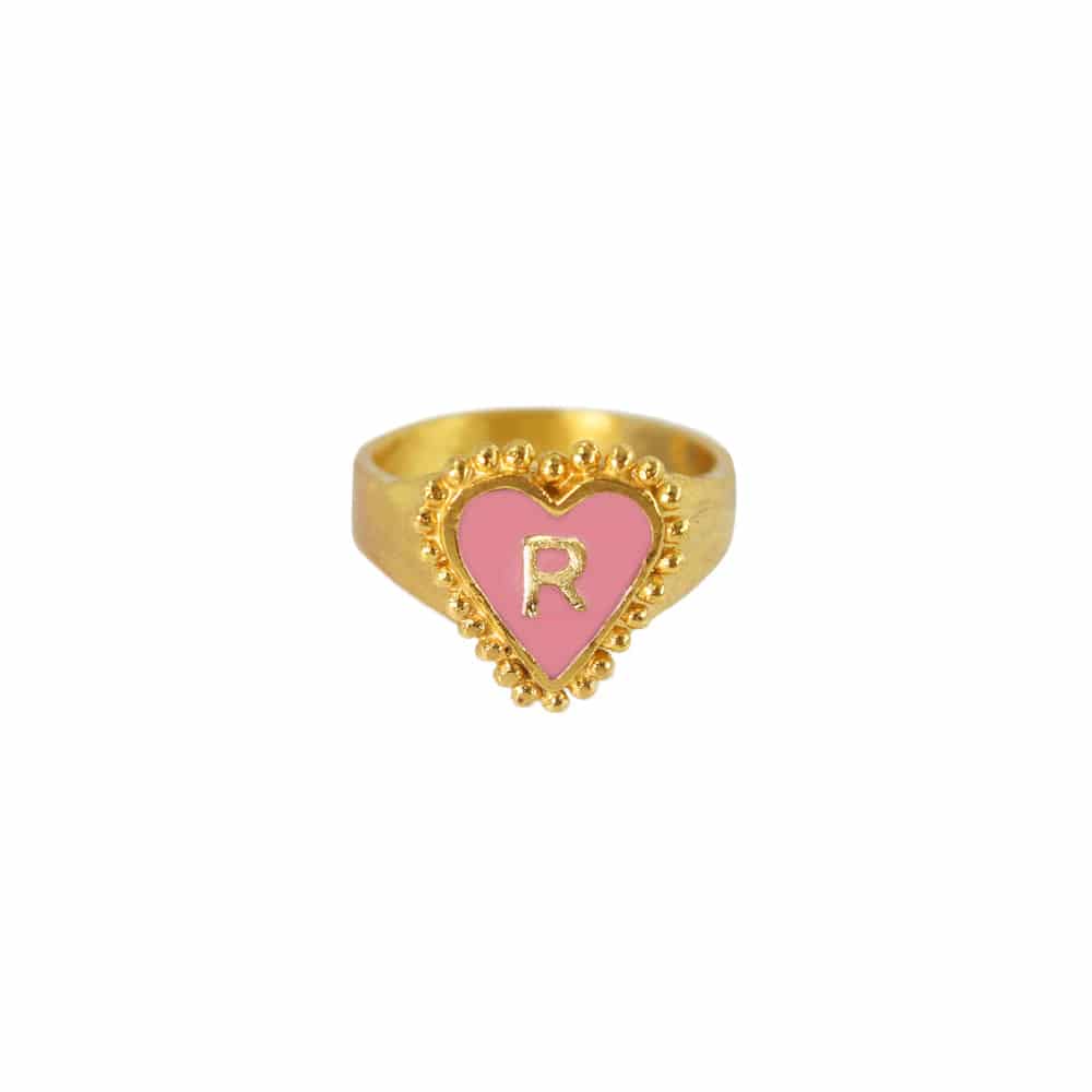 PreOrder Anillo Letra Heart - miniatura 11