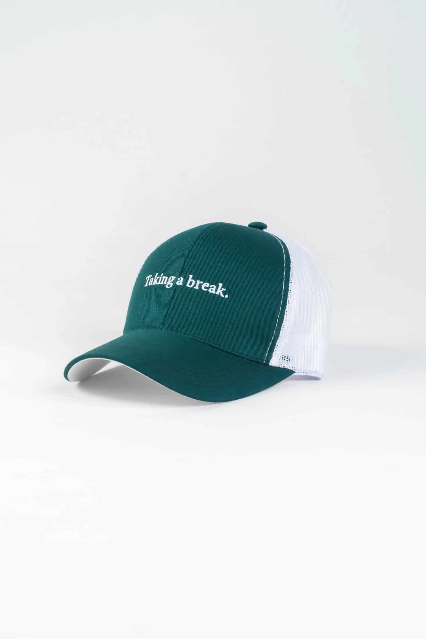 Gorra Bordado Algodón Verde Botella - miniatura 5