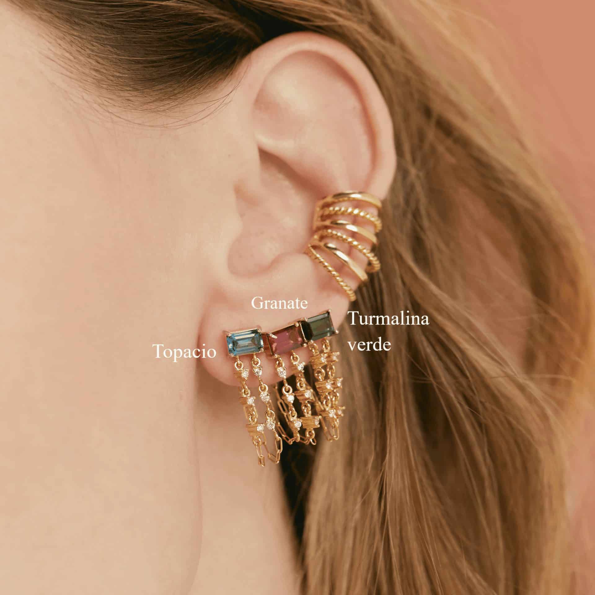 Arete Street string doble cadena - miniatura 3