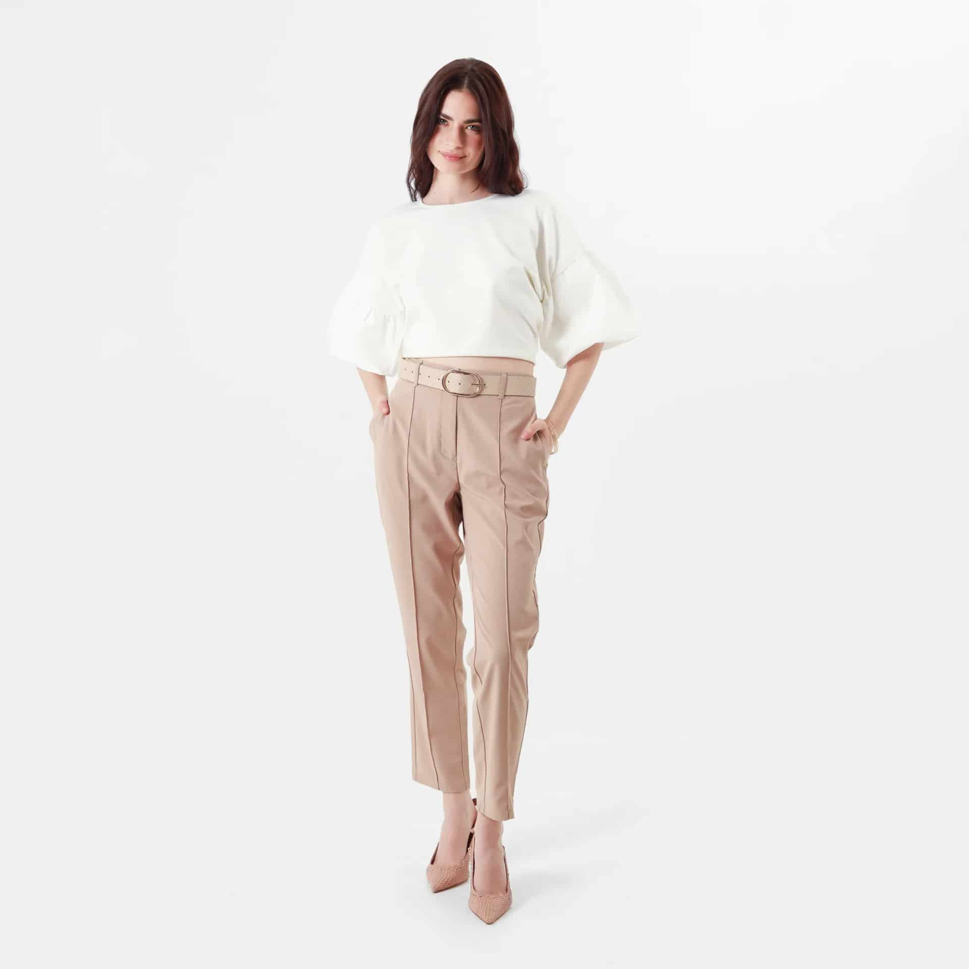 Pantalon Tiro Medio Bota Skinny - miniatura 1