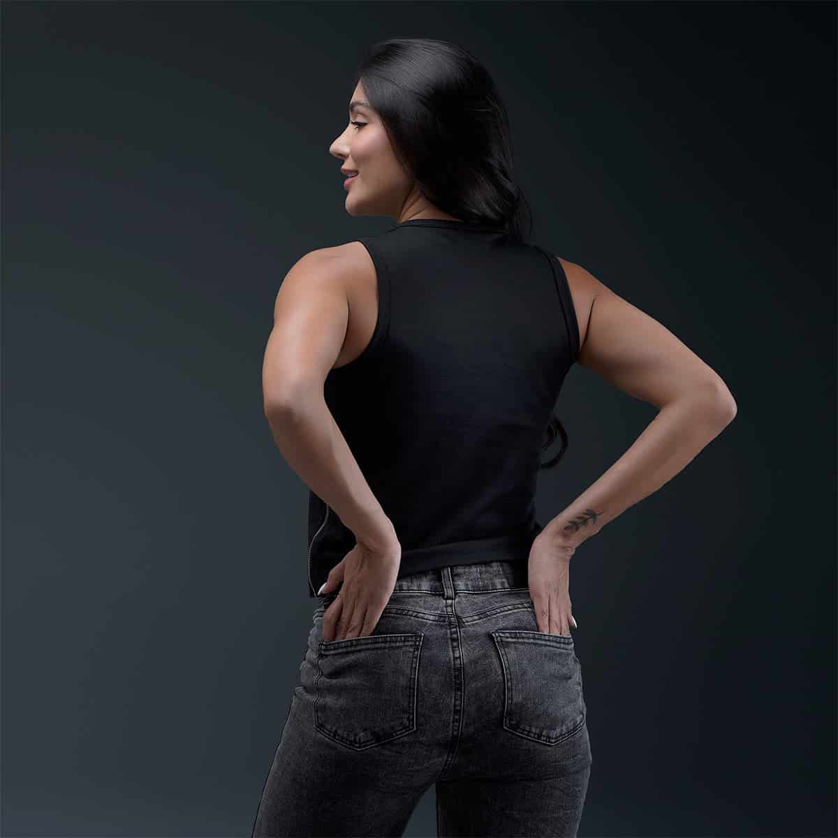 Blusa Negra Mujer - miniatura 3