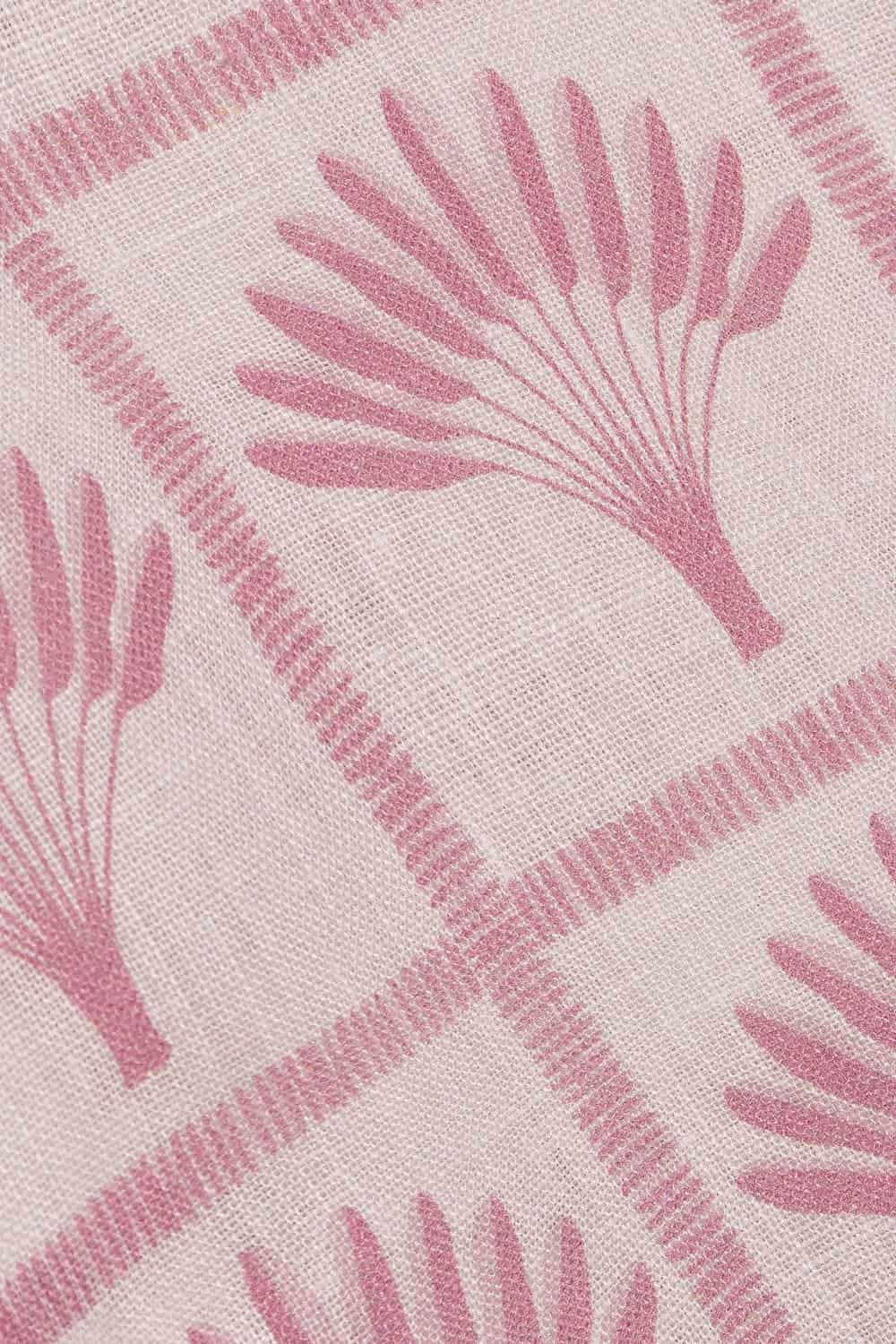 Men's linen shirt pink palmar - miniatura 5