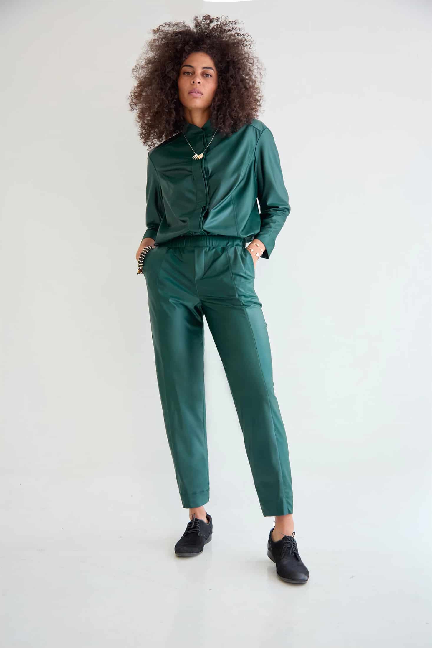 Pantalón Tech Fresh Verde Esmeralda RELÚCIDO - miniatura 1