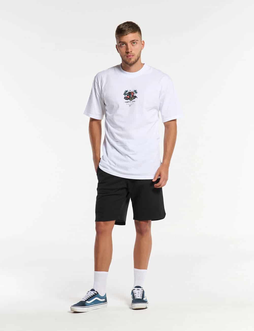 Camiseta Oversize Vida Simple  blanco Hombre - miniatura 6