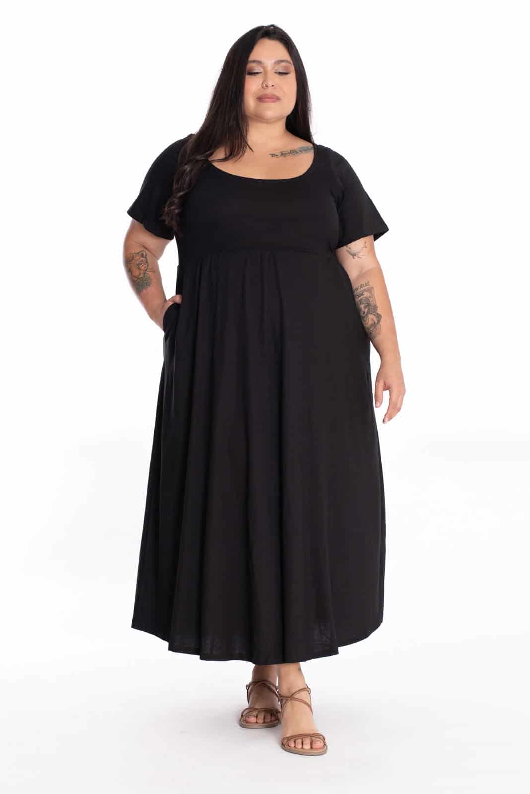 Vestido Vanessa Negro - miniatura 1