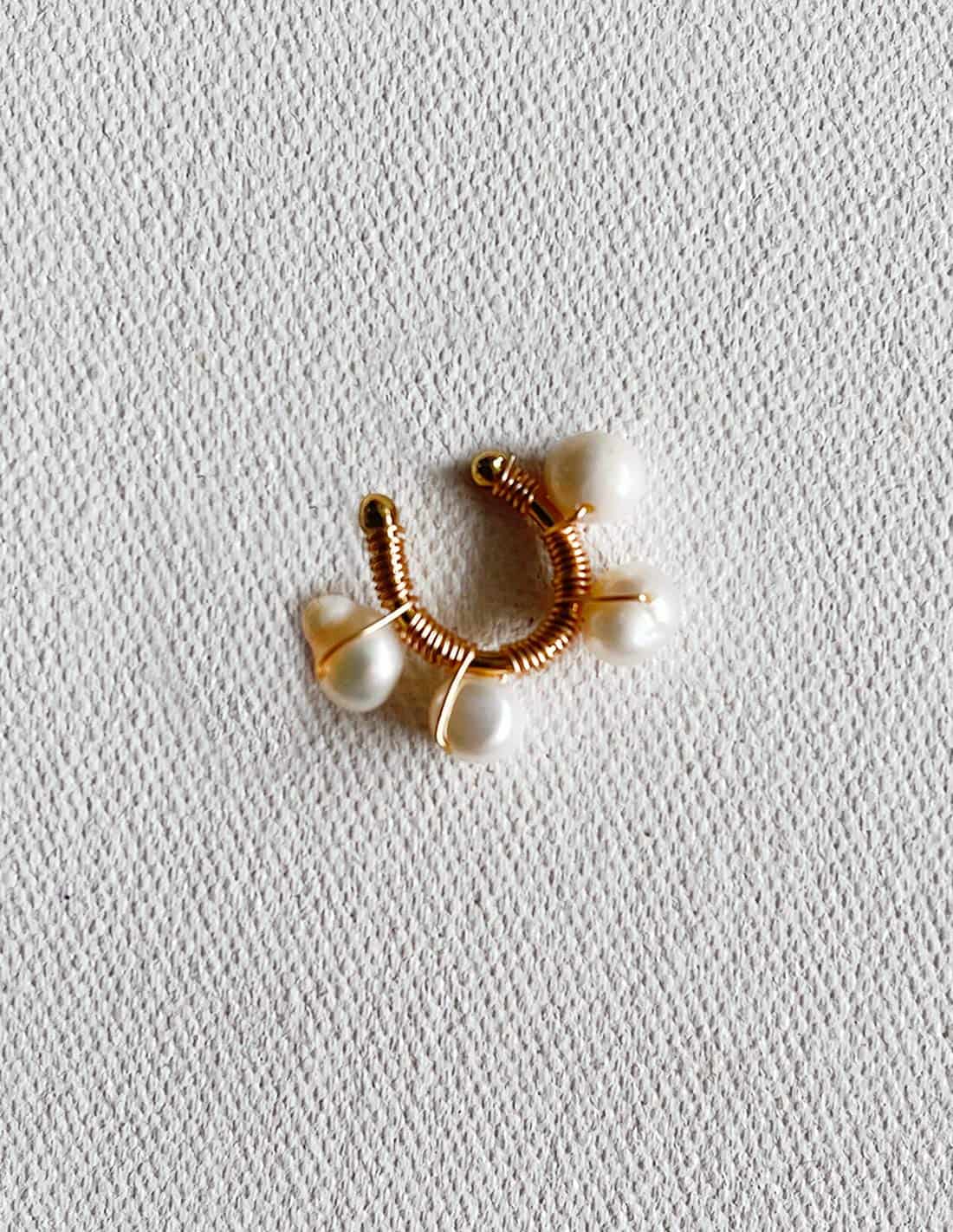 Ear Cuff Luna Perla + Marfil - miniatura 2