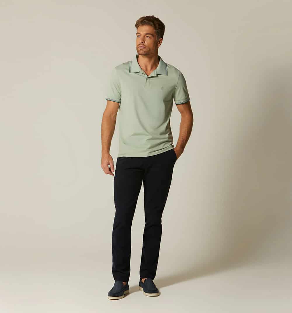Polo para hombre slim fit - miniatura 1