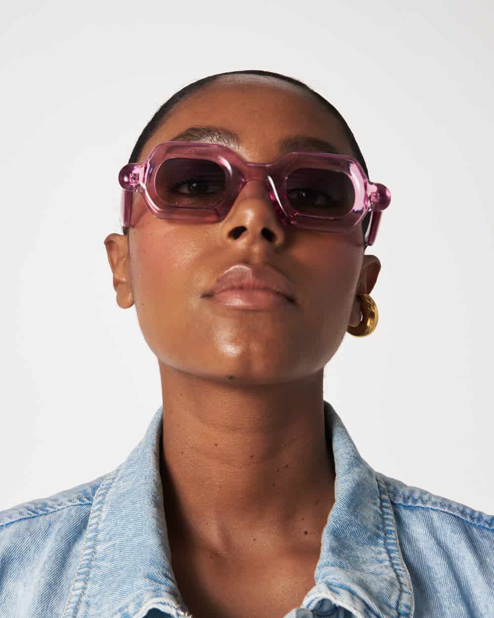 BUBBLE SQUARE GAFAS PINK - miniatura 4