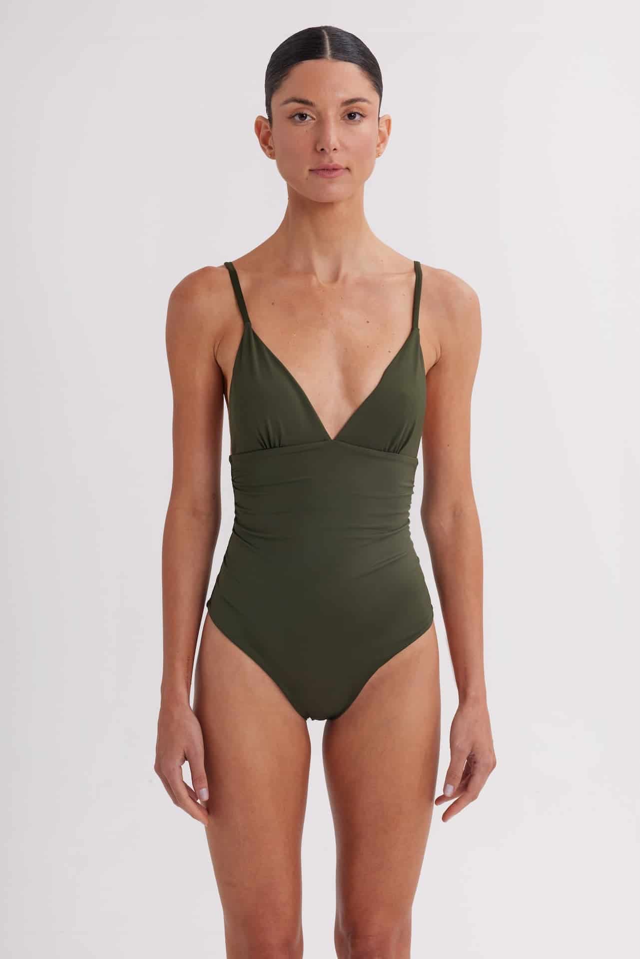 Vestido de Baño Enterizo Romina Military - miniatura 1