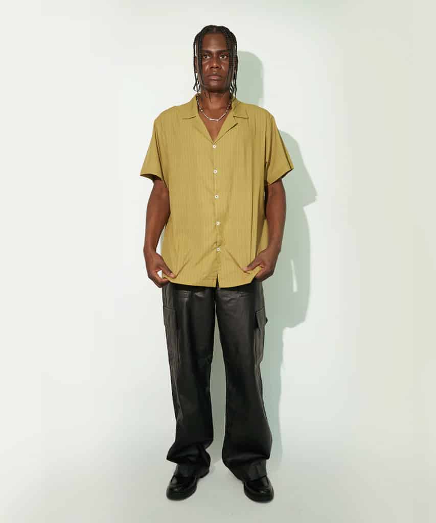 Camp Shirt in Green Pinstripe - miniatura 1