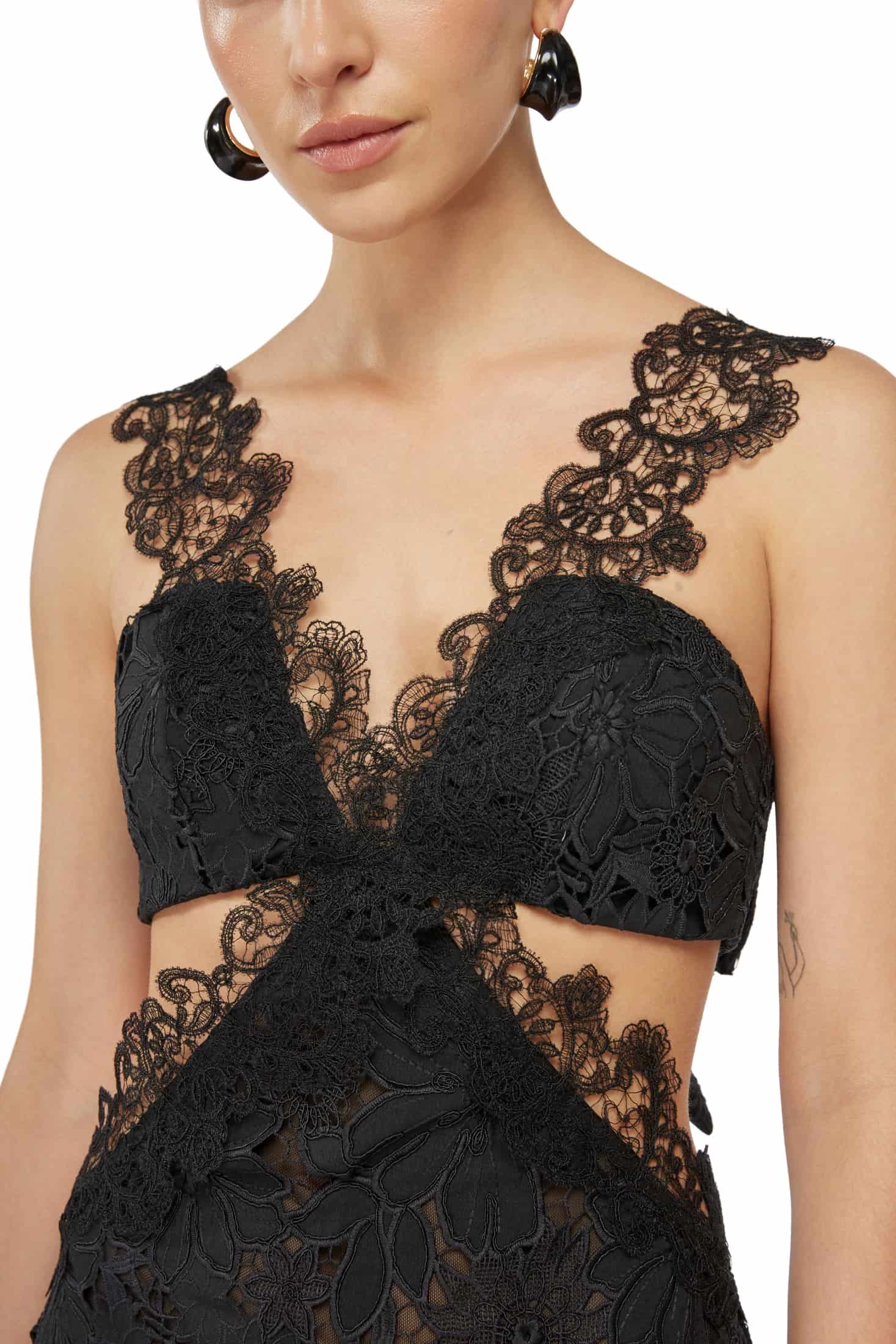 SAHARA MINI DRESS BLACK - miniatura 2
