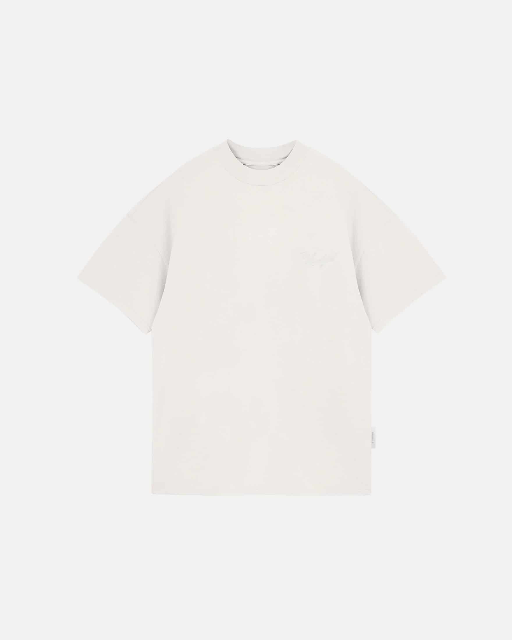 Basics Peached Undgld Tshirt White - miniatura 1
