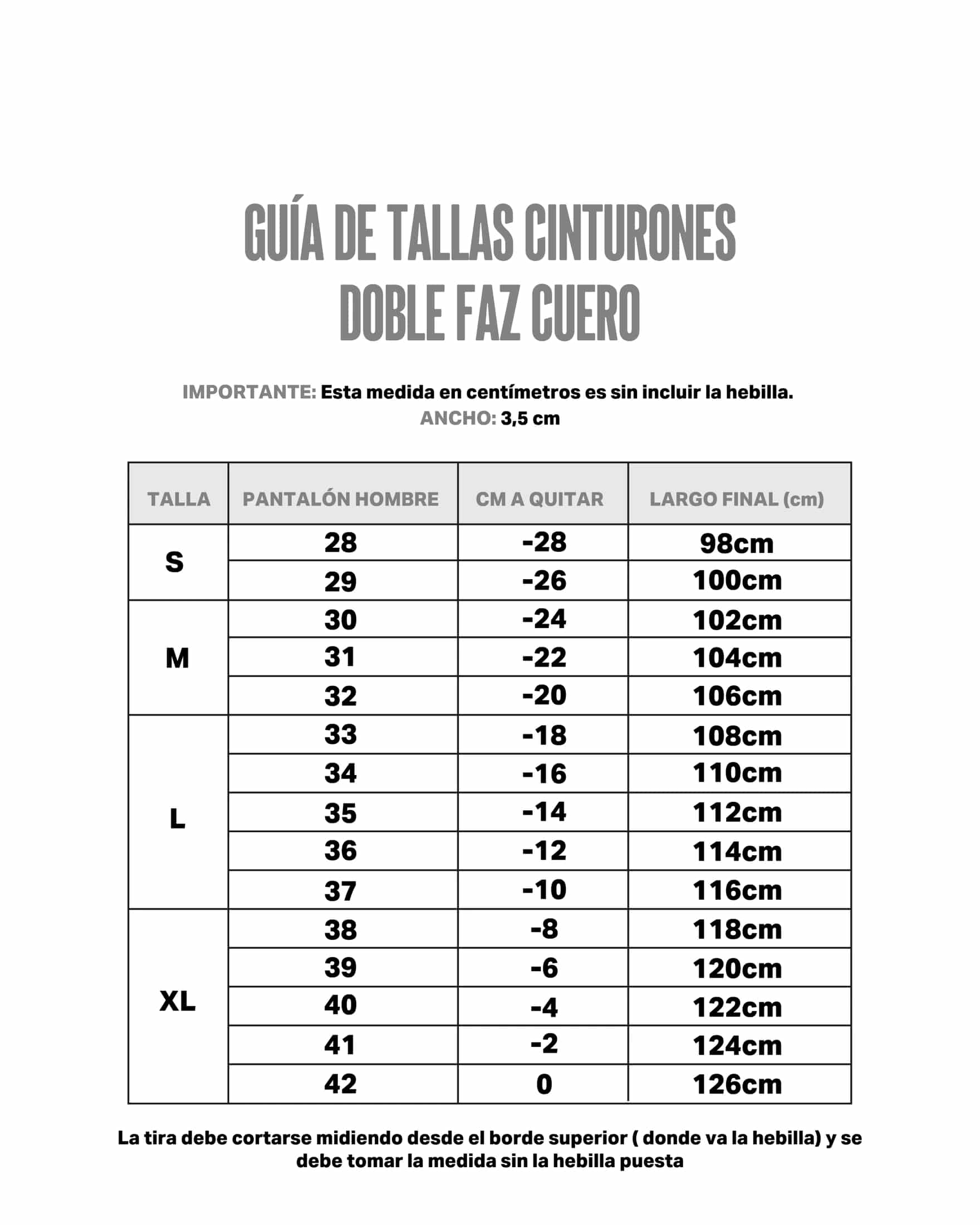 CINTURÓN LAZO DOBLE FAZ NEGRO - miniatura 7