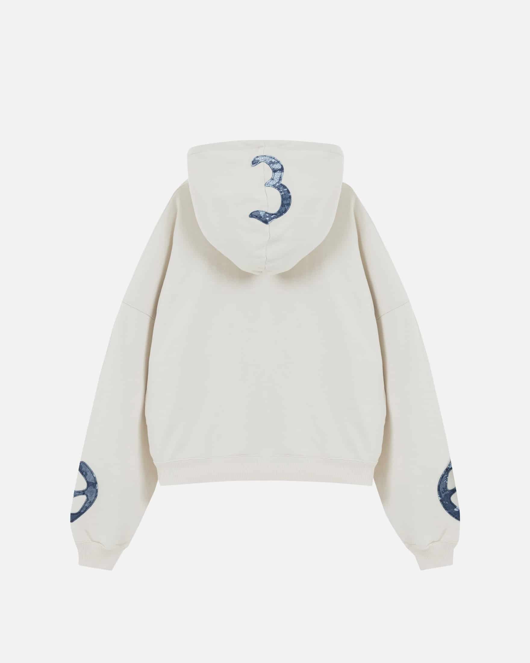 Capsule 369 Boxy Fit Hoodie Cream - miniatura 3