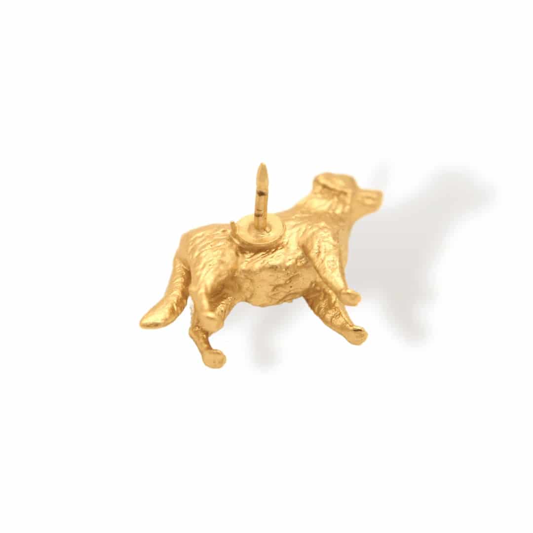 Pin de perro peludo cuerpo completo - miniatura 2